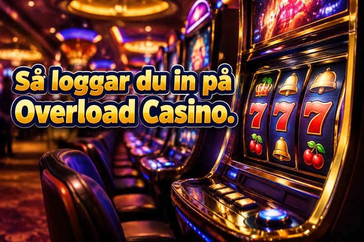 Så loggar du in på Overload Casino
